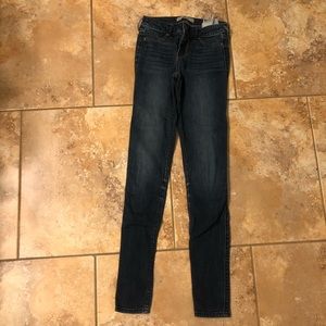 Hollister Blue Skinny Jean Jeggings 0L